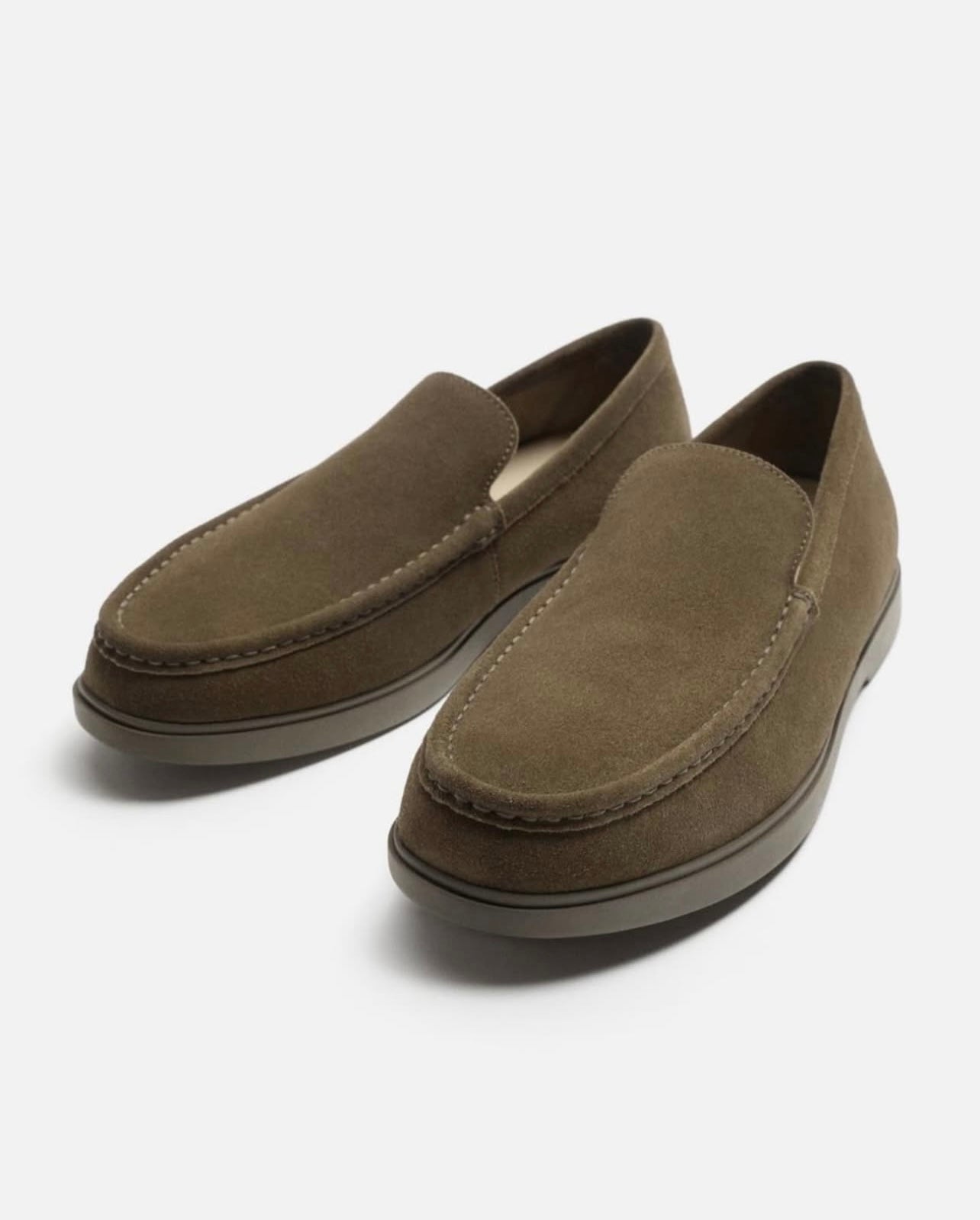 Zara Casual Loafers in Suede