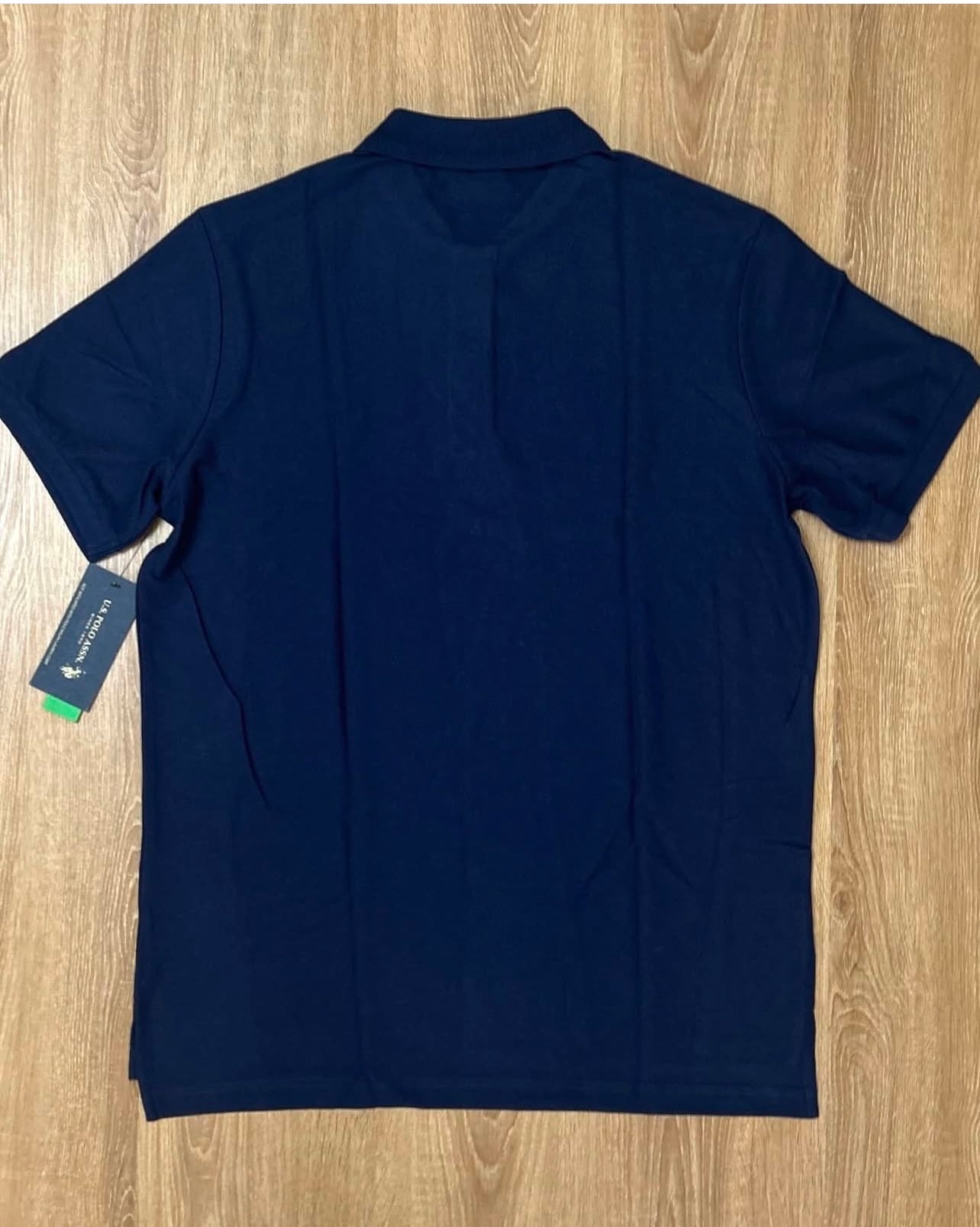 U S Polo Assn Regular Fit Pique Polo Shirt in Navy
