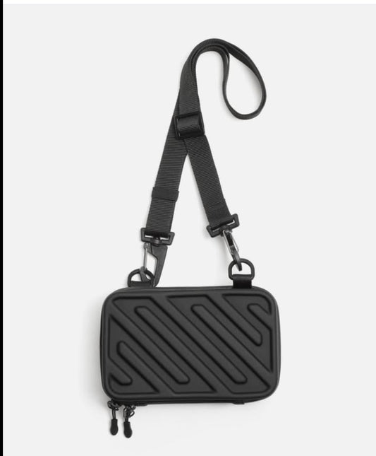 Zara Rigid Crossbody Bag in Black