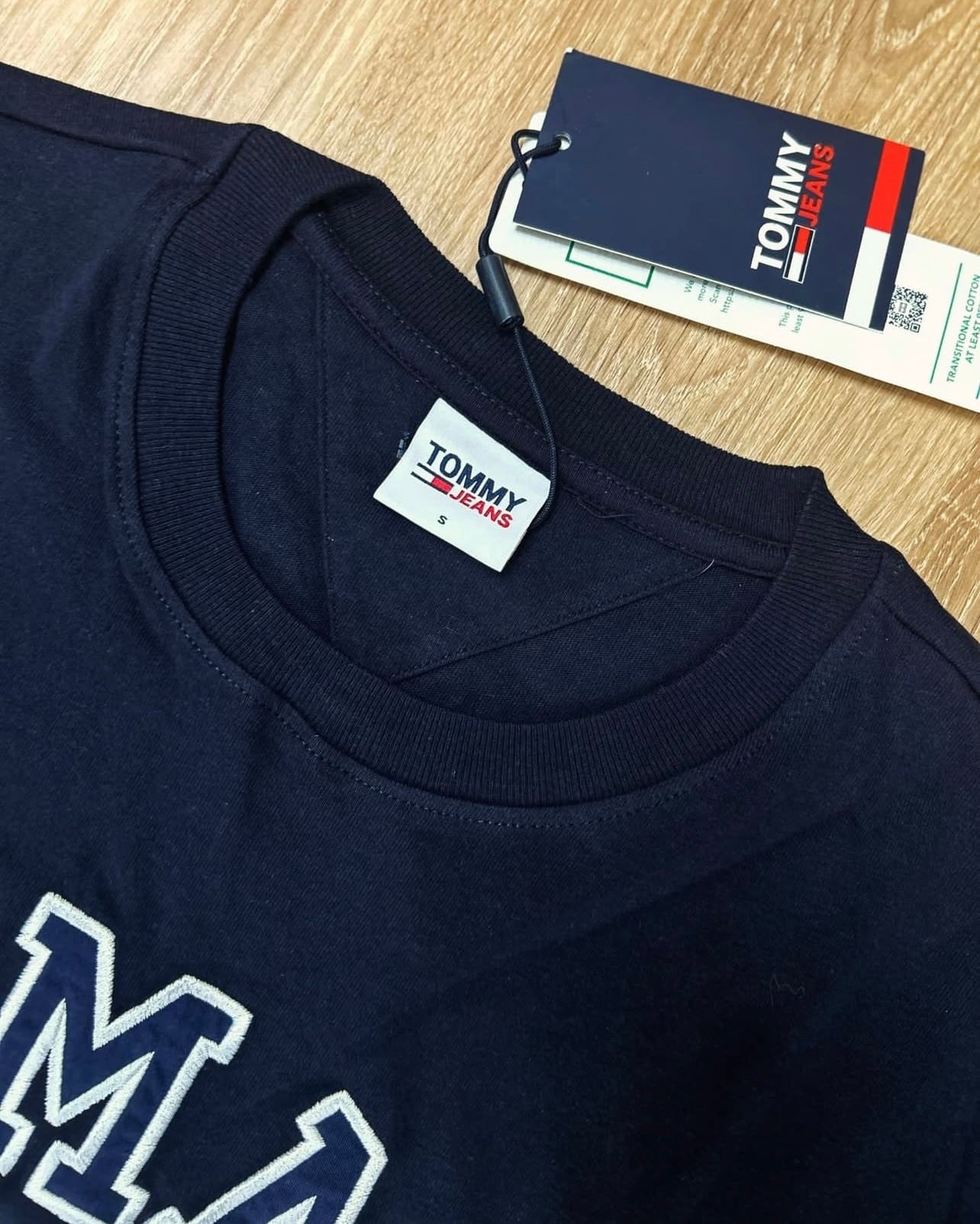 Tommy Hilfiger Regular Fit Cotton Shirt in Navy