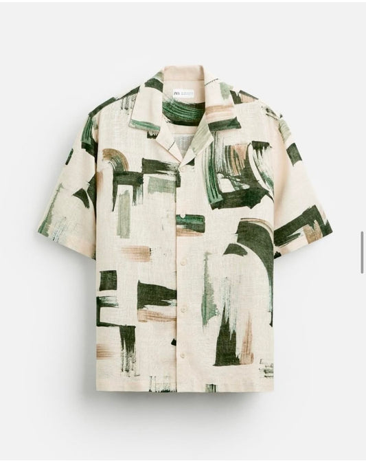 Zara Shirt in Abstract Print