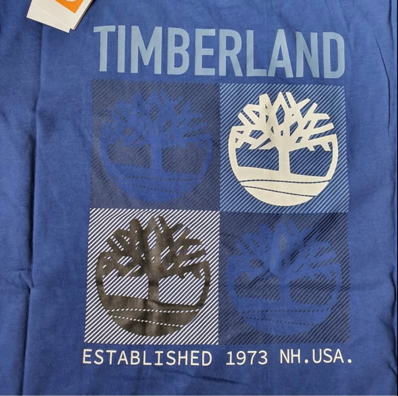Timberland Regular Fit T Shirt in Blue