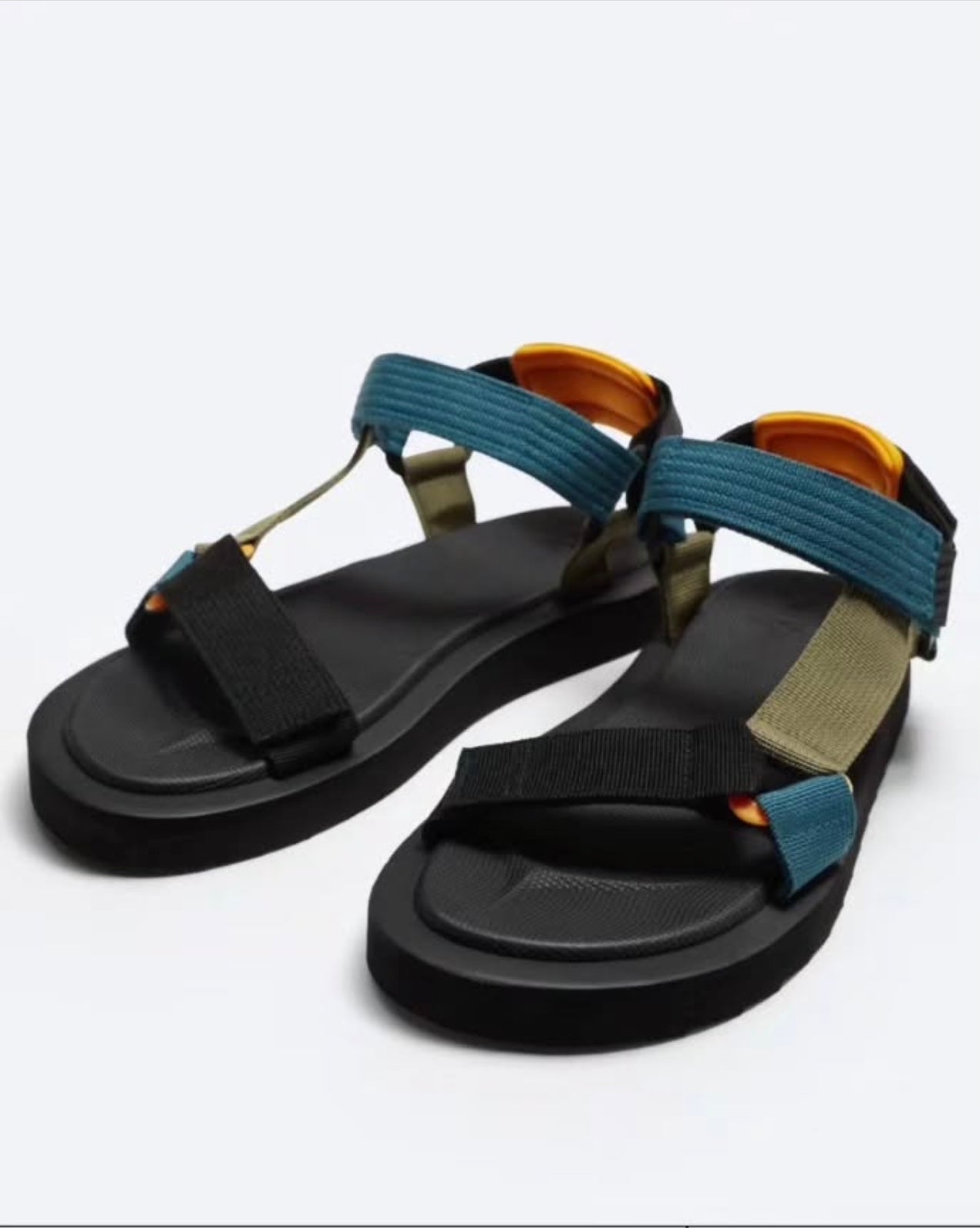 Zara Sandal in Color Block