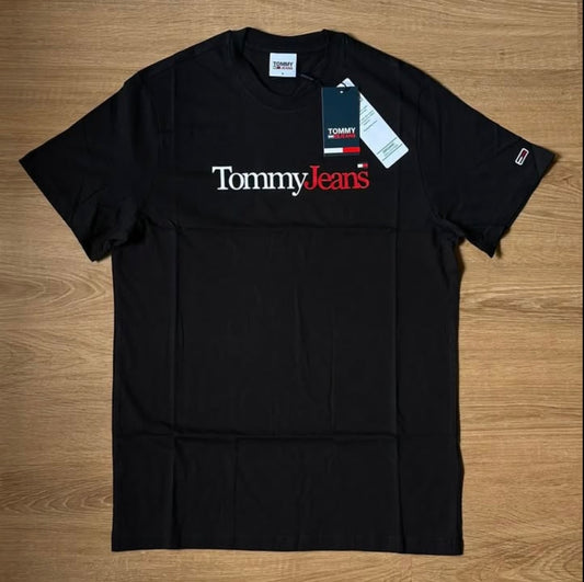 Tommy Hilfiger Regular Fit T Shirt in Black