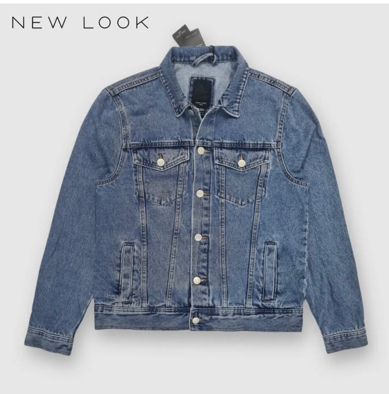 New Look Regular Fit Blue Denim Jacket