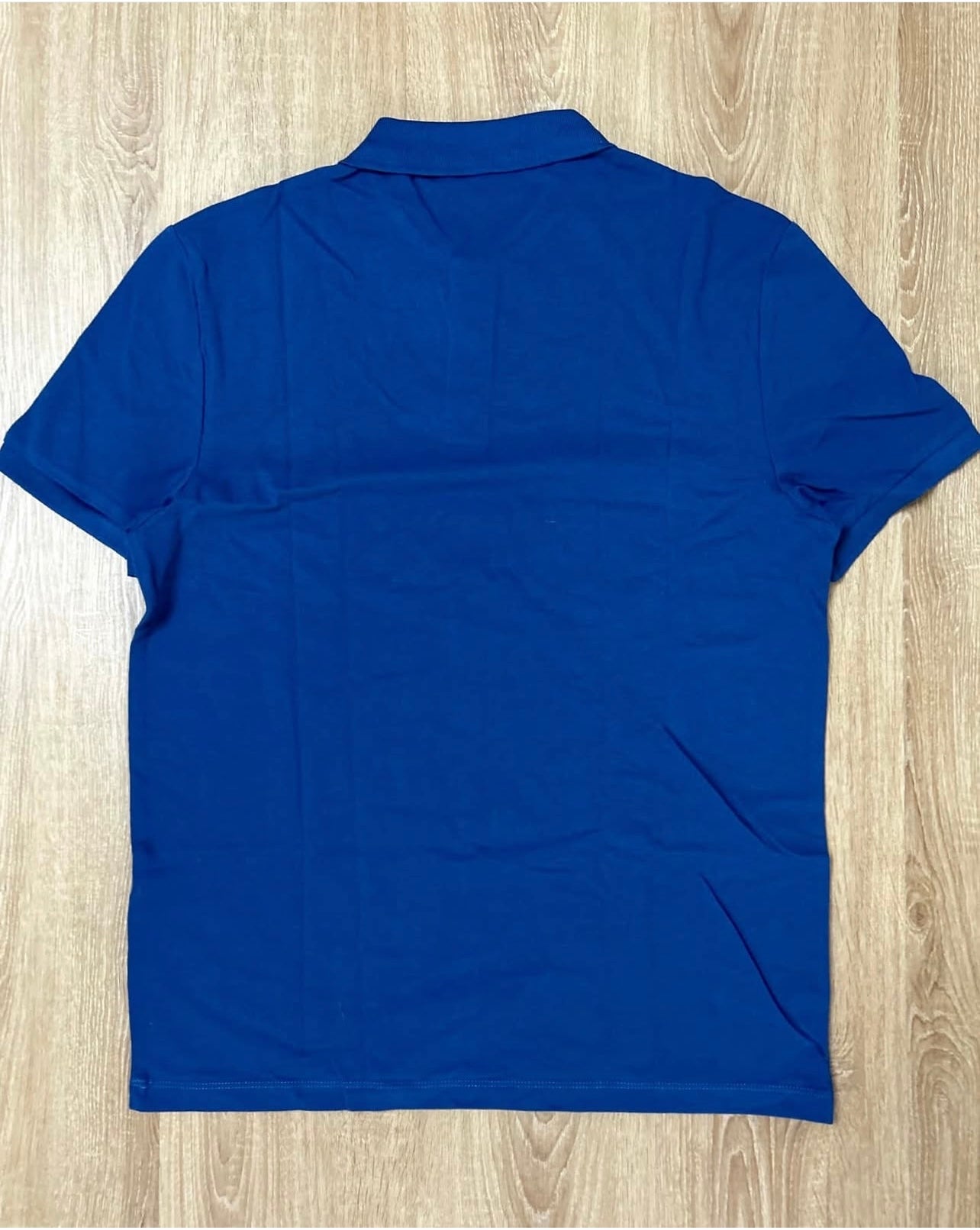 Asos Regular Fit Pique Cotton Polo in Blue