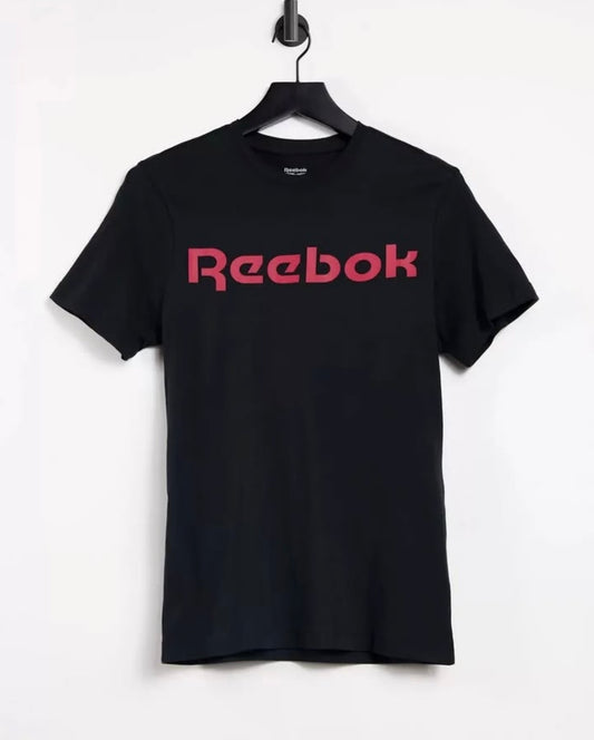 Reebok Regular Fit Black T Shirt