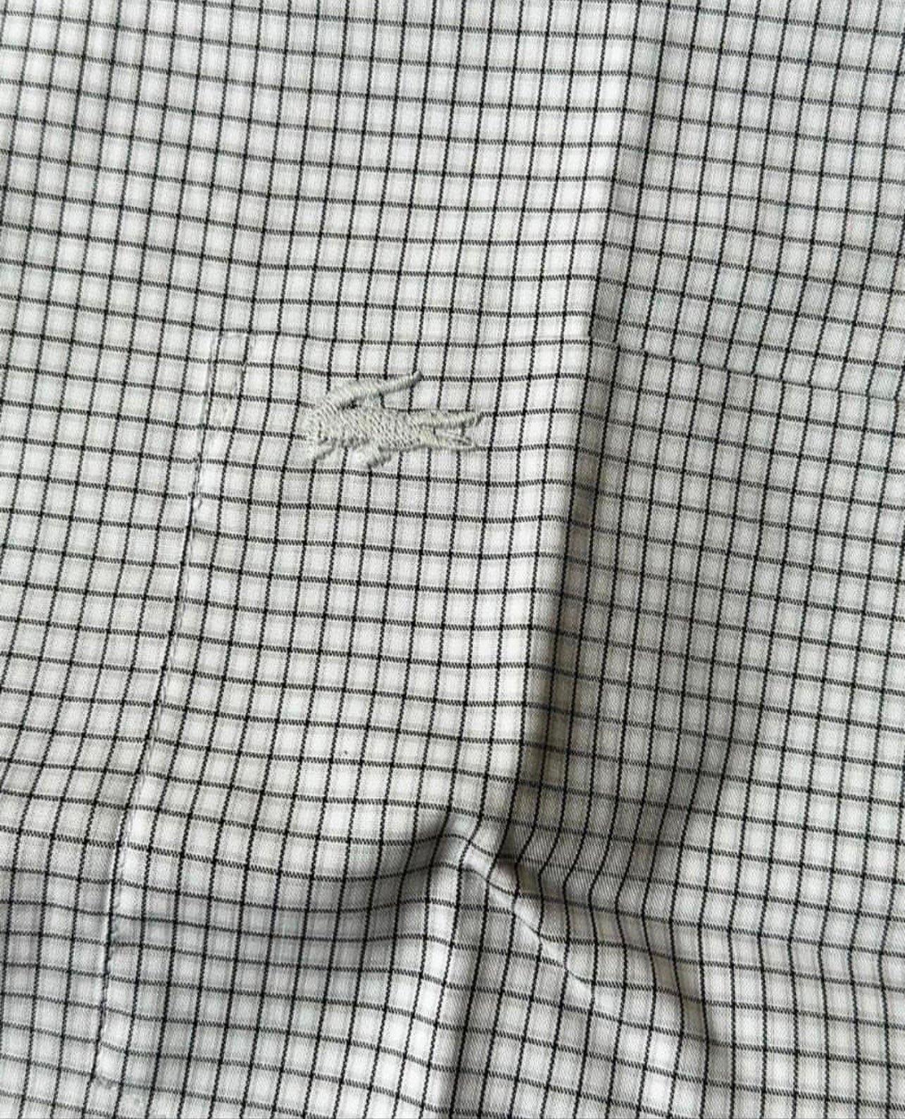 Lacoste Regular Fit Green Check Shirt