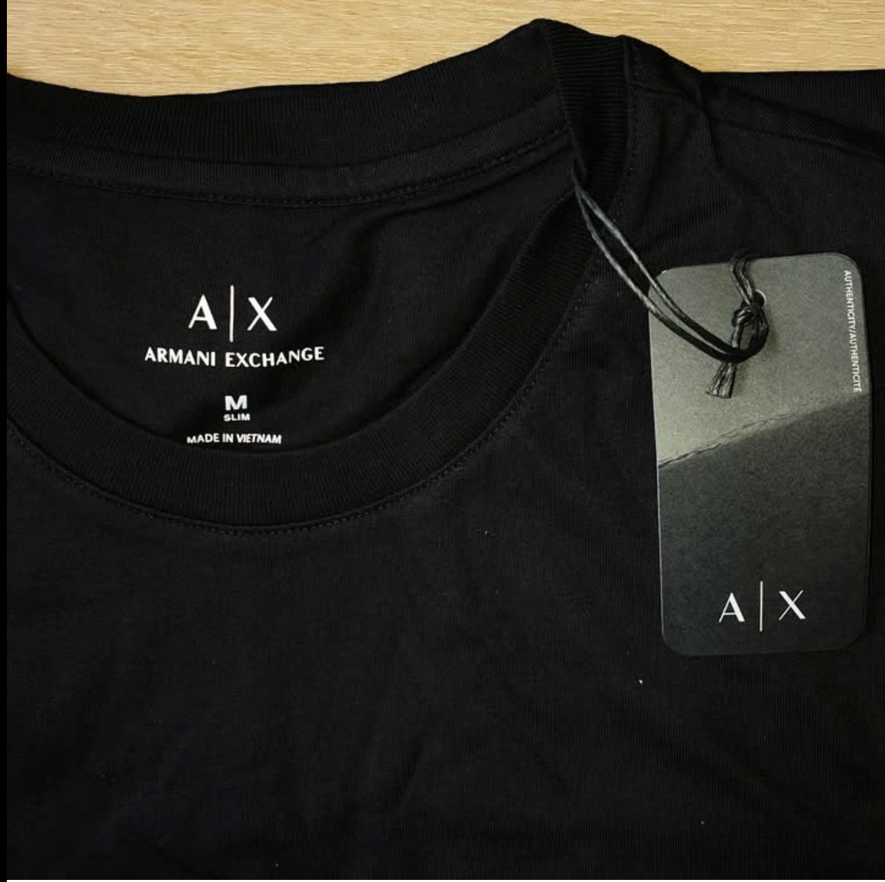 A.X Regular Fit T Shirt in Black