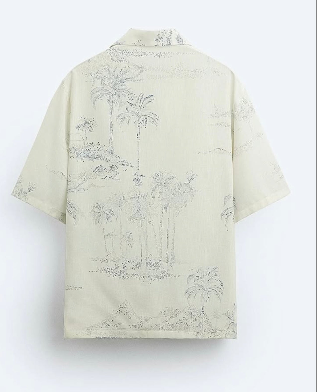 Zara Palm Tree Pattern Shirt