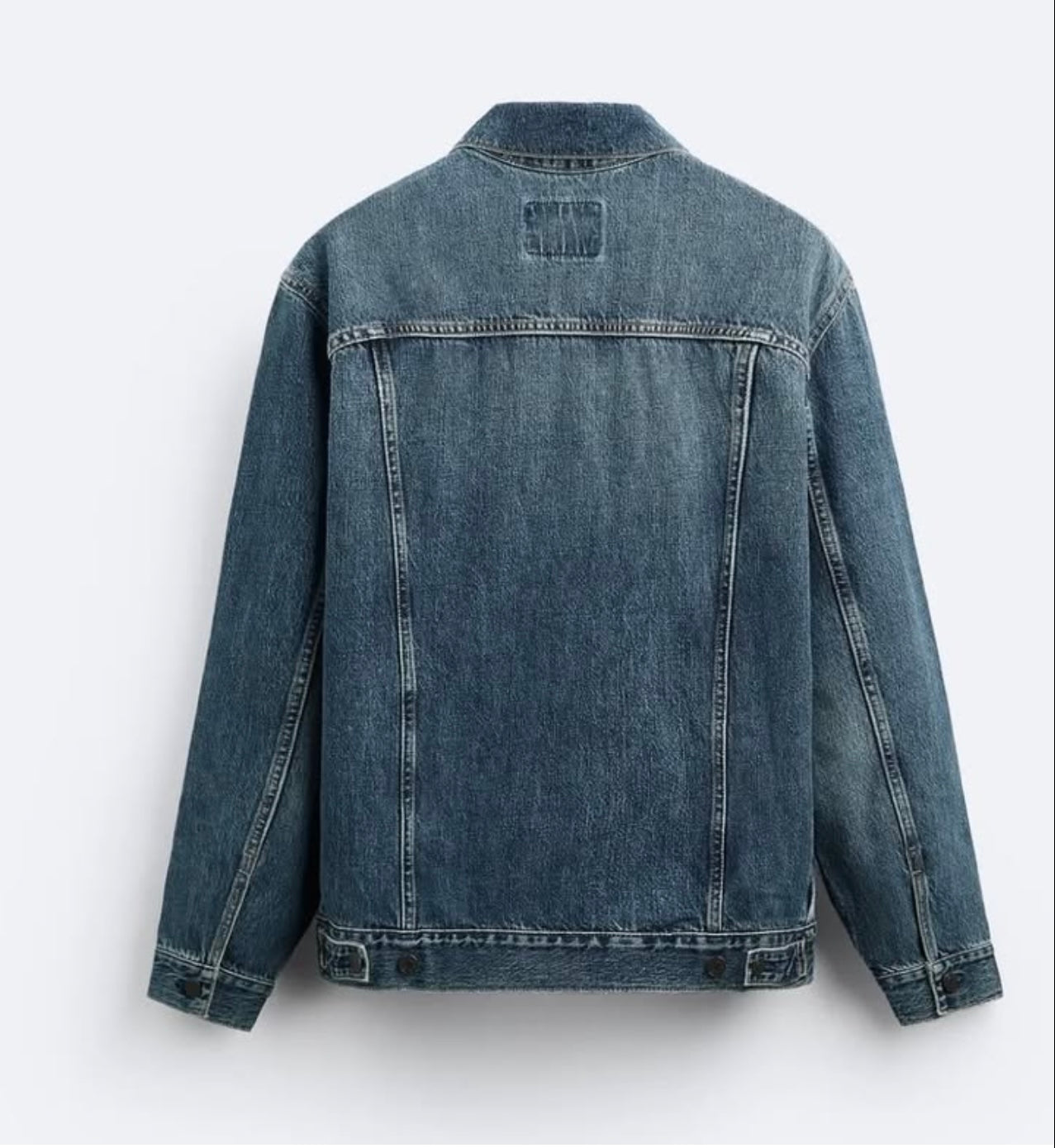 Zara Denim Jacket in Blue Wash