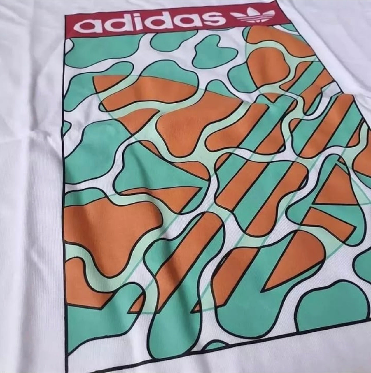 Adidas Regular Fit White T Shirt