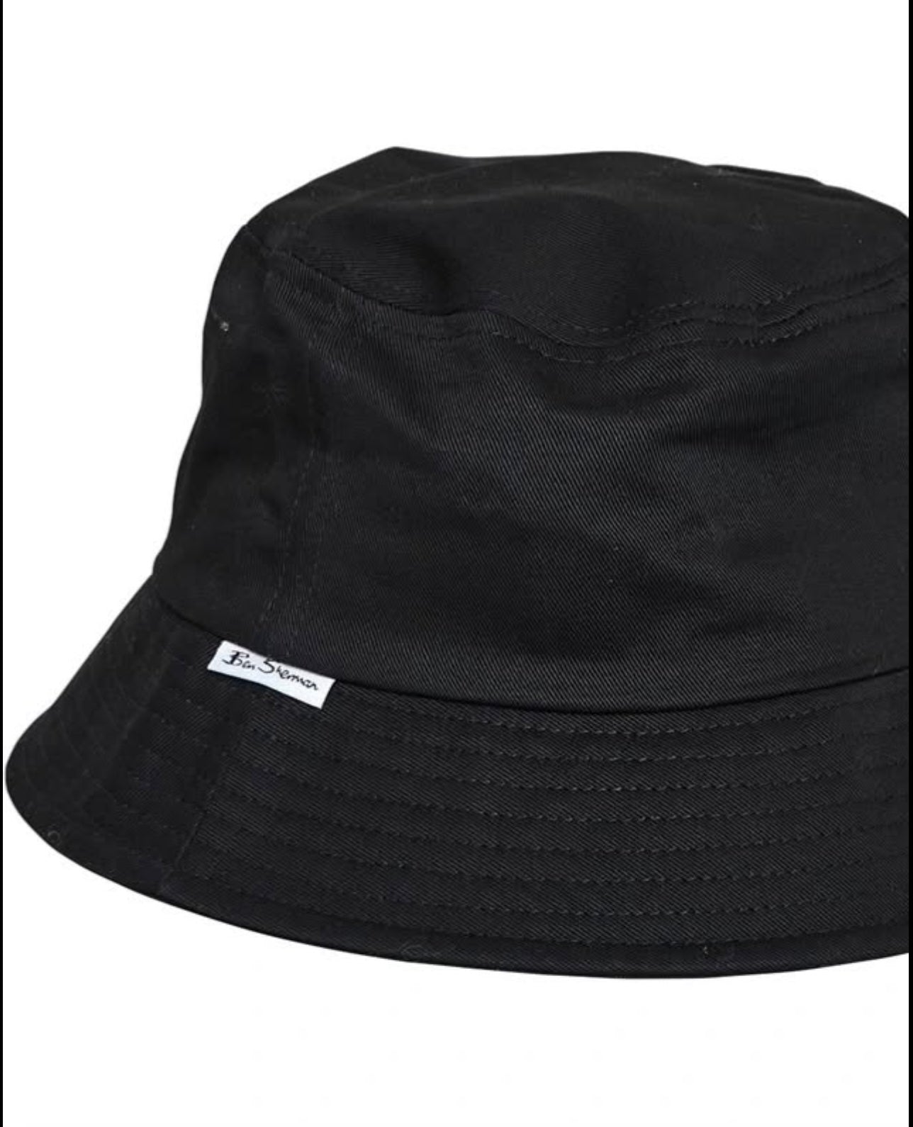 Ben Sherman Bucket Hat in Black