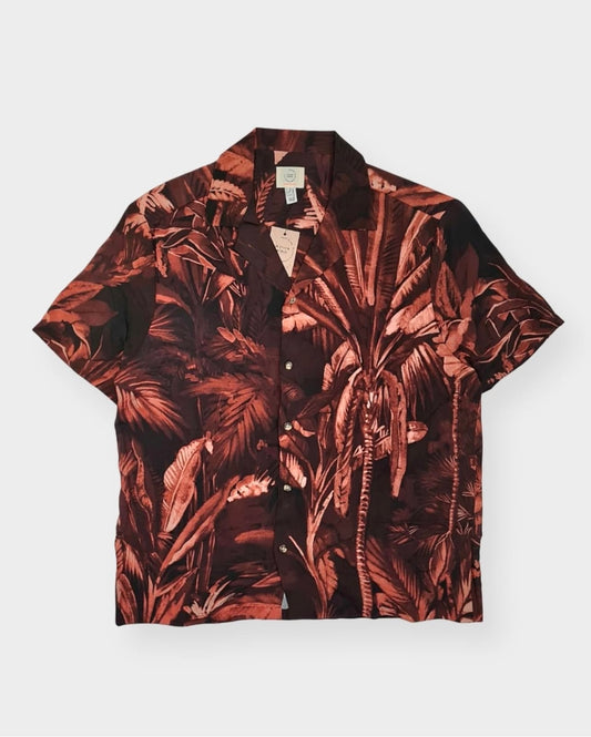 River Island Shirt in Palm Print