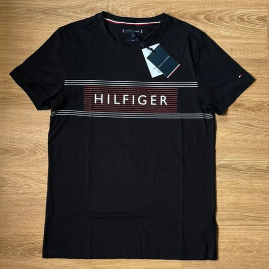 Tommy Hilfiger Regular Fit T Shirt in Black