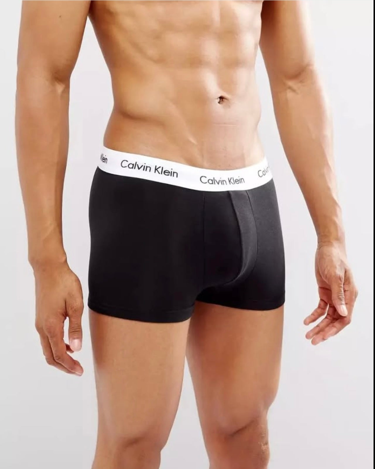 Calvin Klein Low Rise Trunks 3 Pack in Cotton Stretch