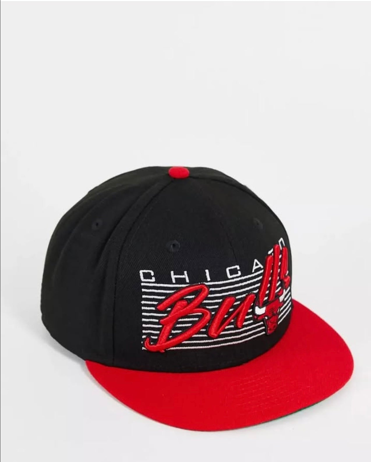 New Era 9Fifty Chicago Bulls Wordmark SnapBack Cap in Black