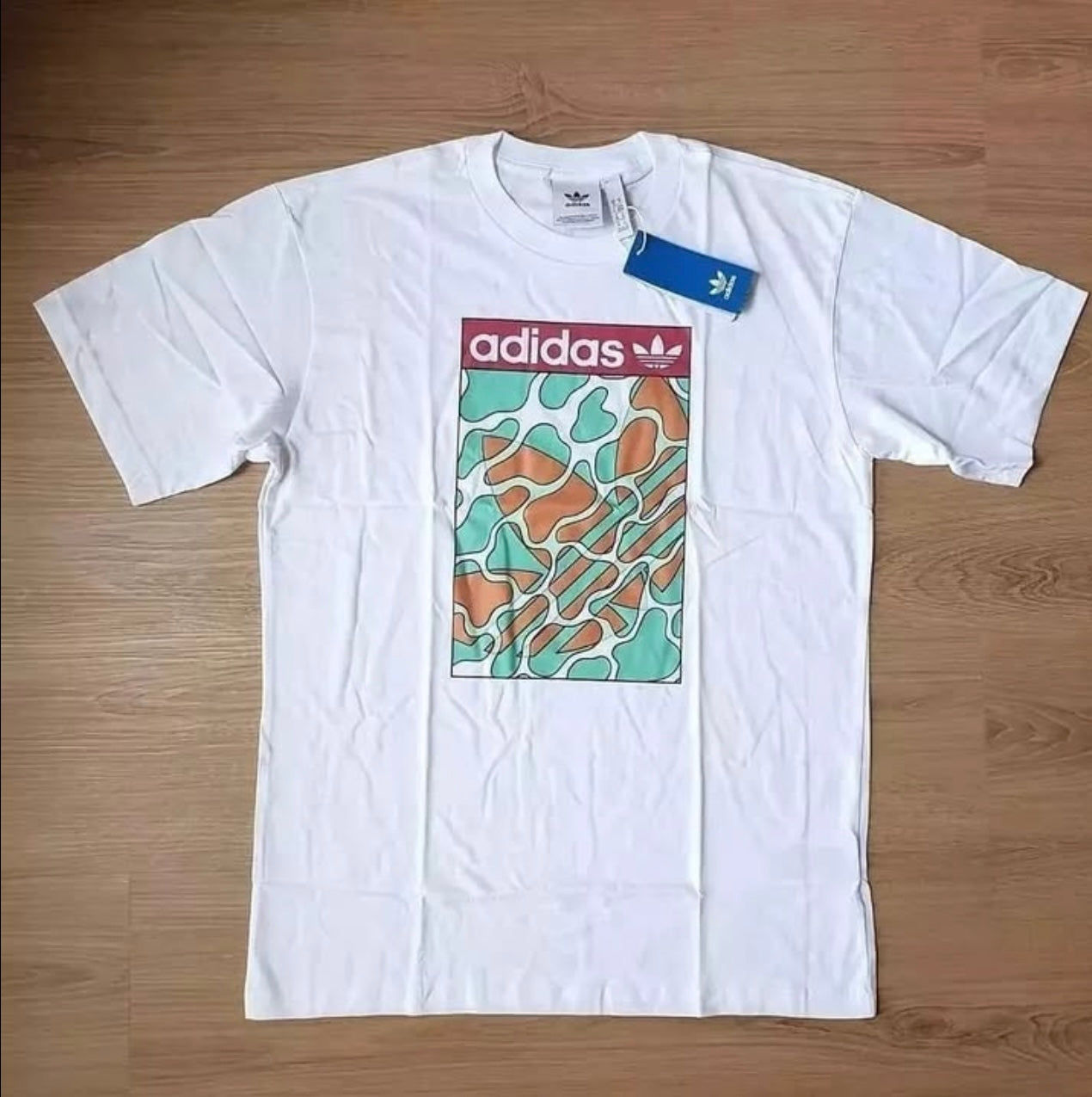 Adidas Regular Fit White T Shirt