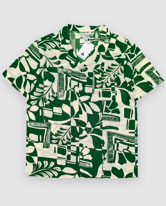 Another Influence Regular Fit Pattern Shirt in Green