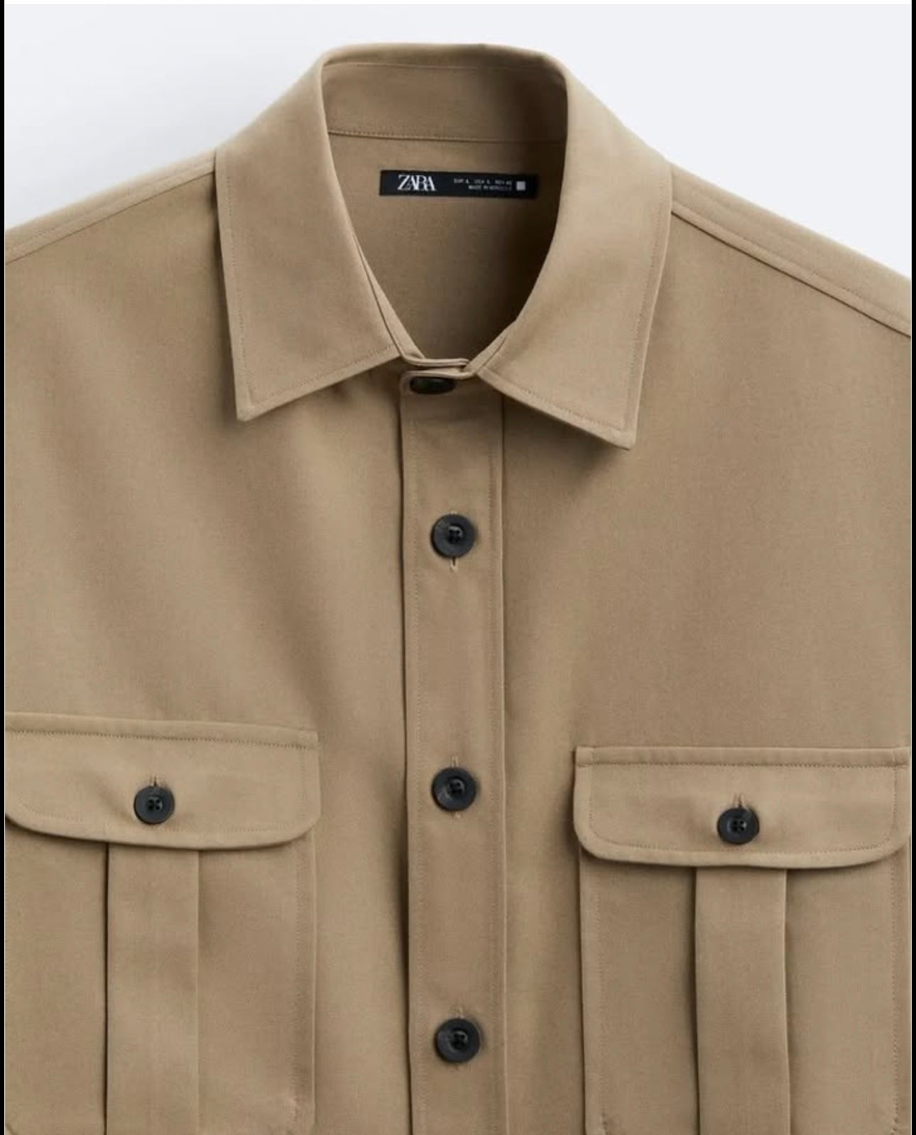 Zara Overshirt in Brown