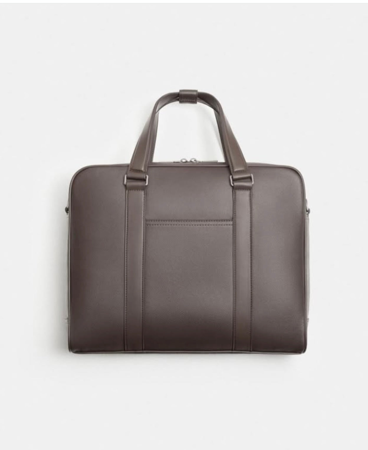 Textured Briefcase Zara Laptop Briefcase TEXTURE BRIEFCASE Brown