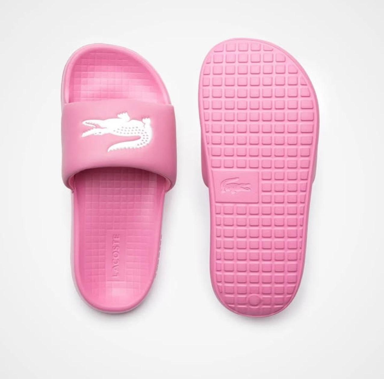Lacoste Serve 1.0 Slides in Pink