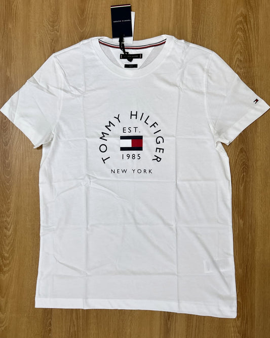 Tommy Hilfiger White T Shirt with front print
