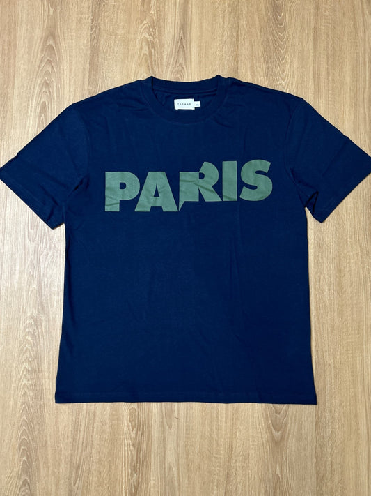 Topman - Paris T Shirt in Navy