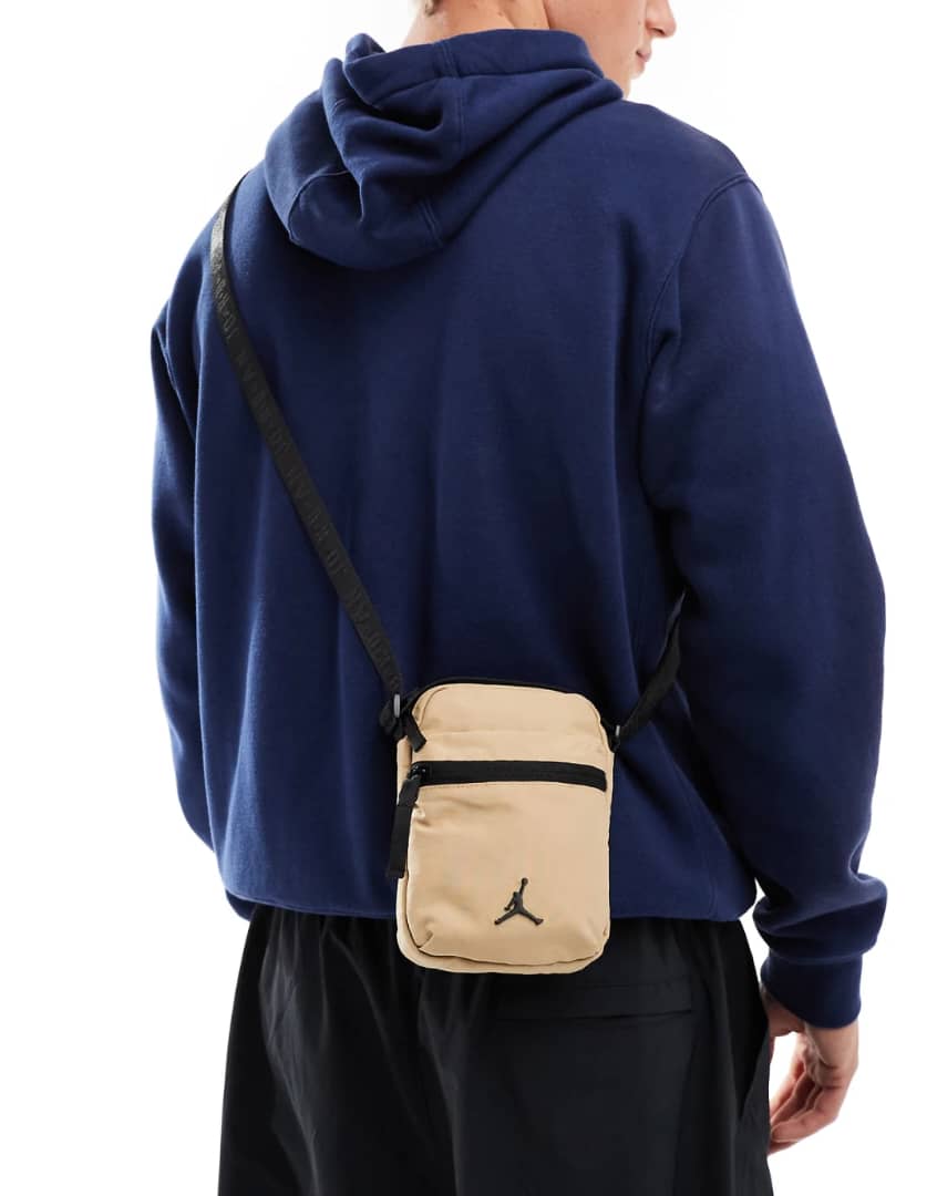 Jordan Airborne Crossbody Bag in Oatmeal