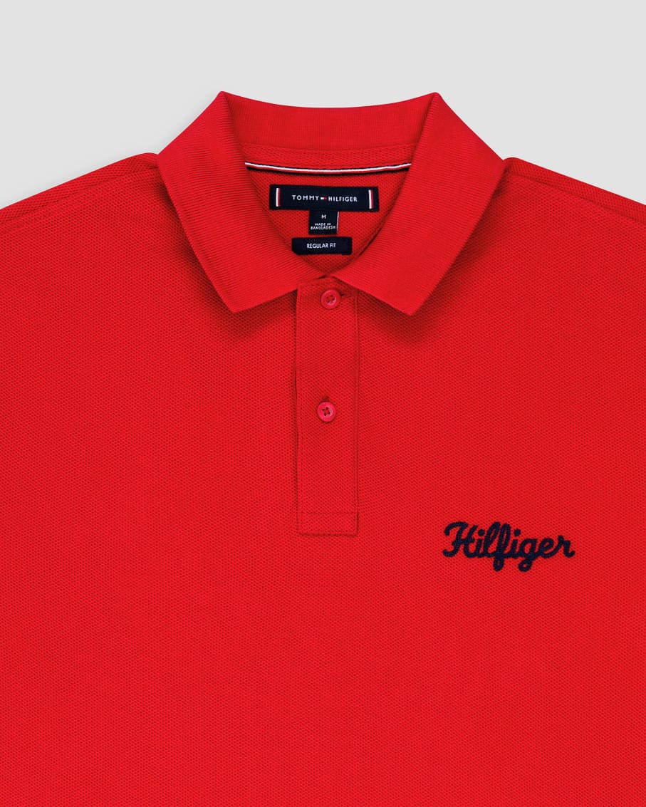 Tommy Hilfiger Regular Fit Polo Shirt in Red