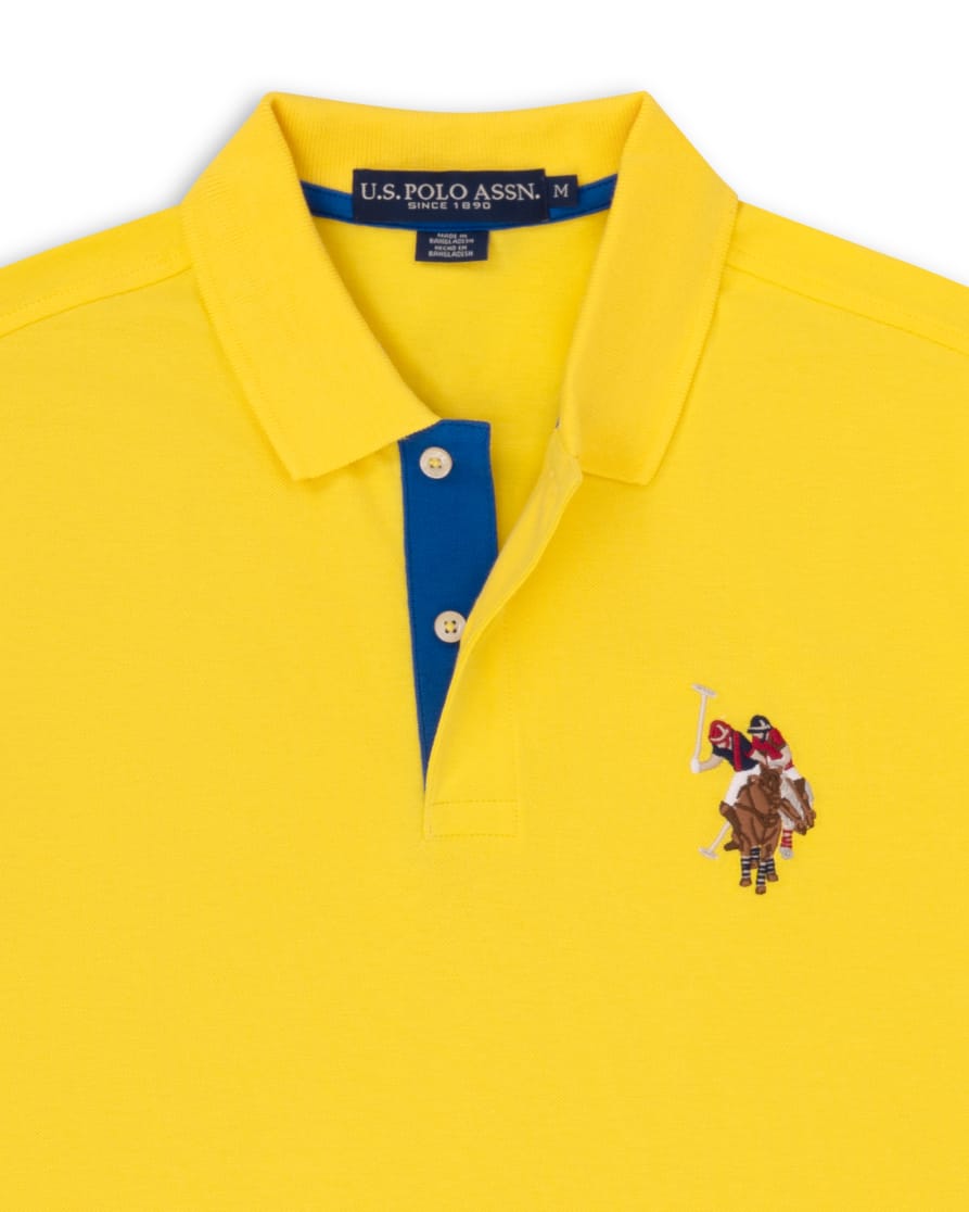 Us Polo Assn Polo Shirt In Yellow