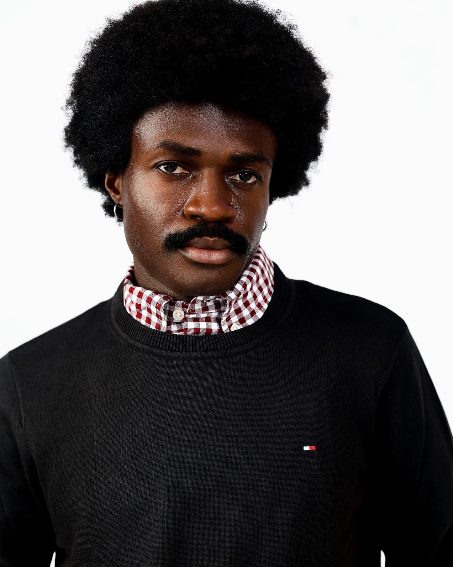 Tommy Hilfiger Black Crew Neck Sweater