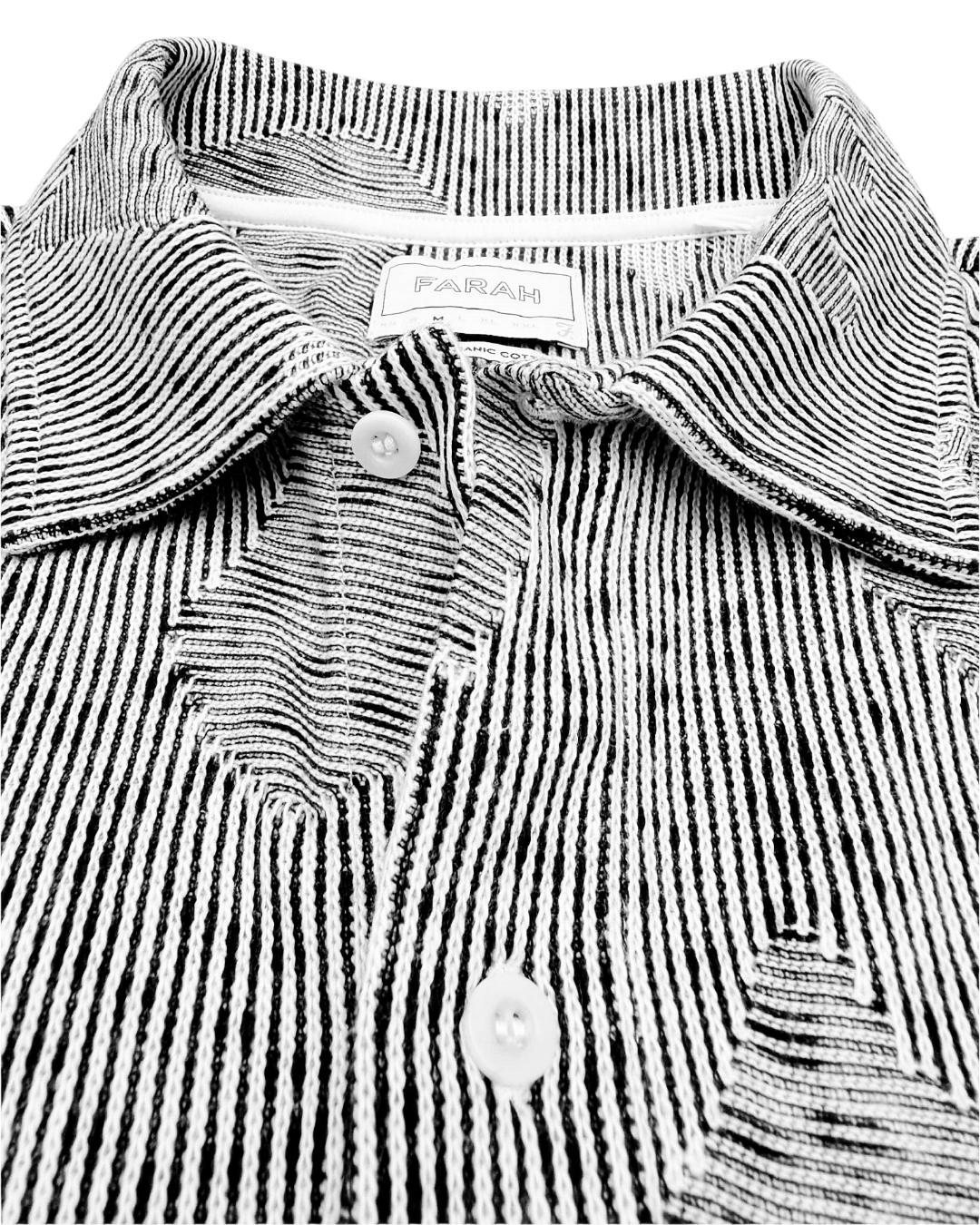 Farah Relaxed Fit Stoker Jacquard Shirt