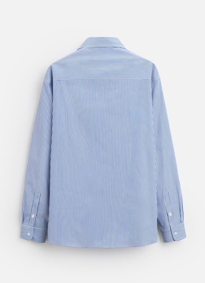 Striped Poplin Shirt