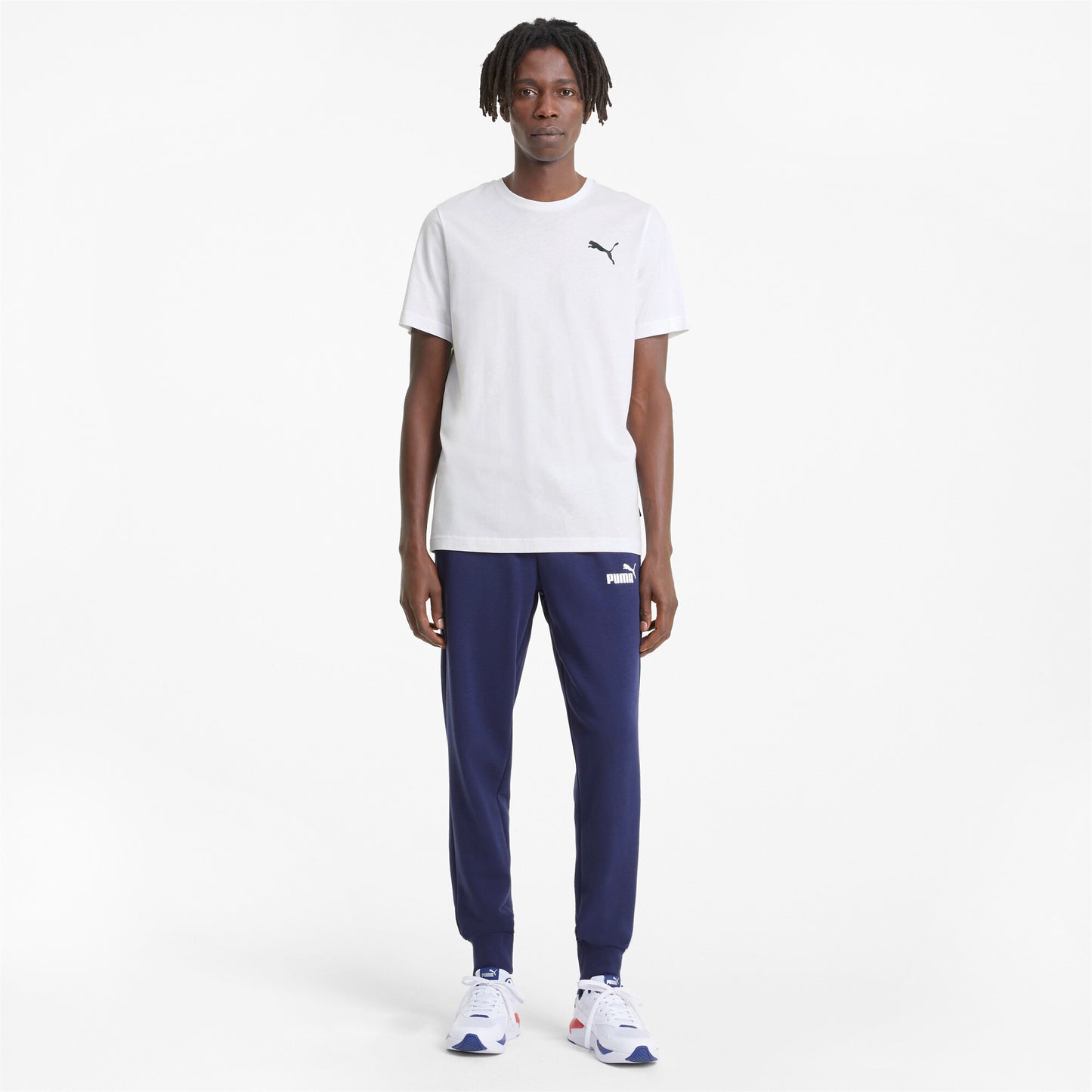 Puma Regular Fit Cotton Essential Small Logo T-Shirt.