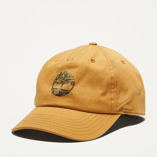 Timberland - Camo Tree Logo Cap in Wheat Tan