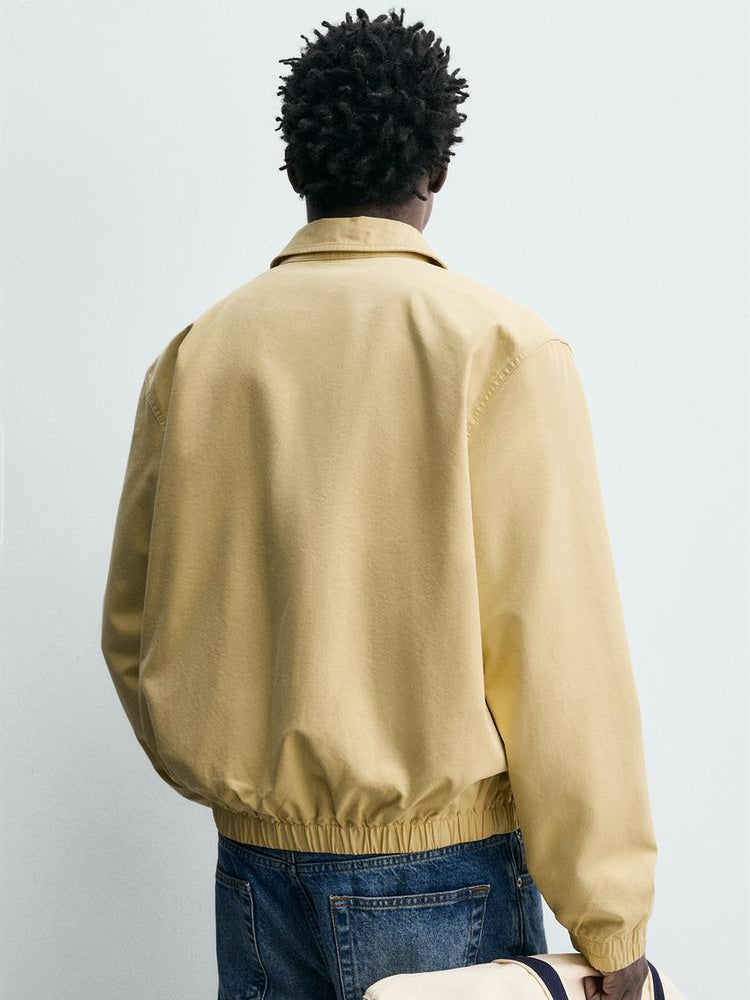 Zara Regular Fit Cotton-Lyocell Jacket