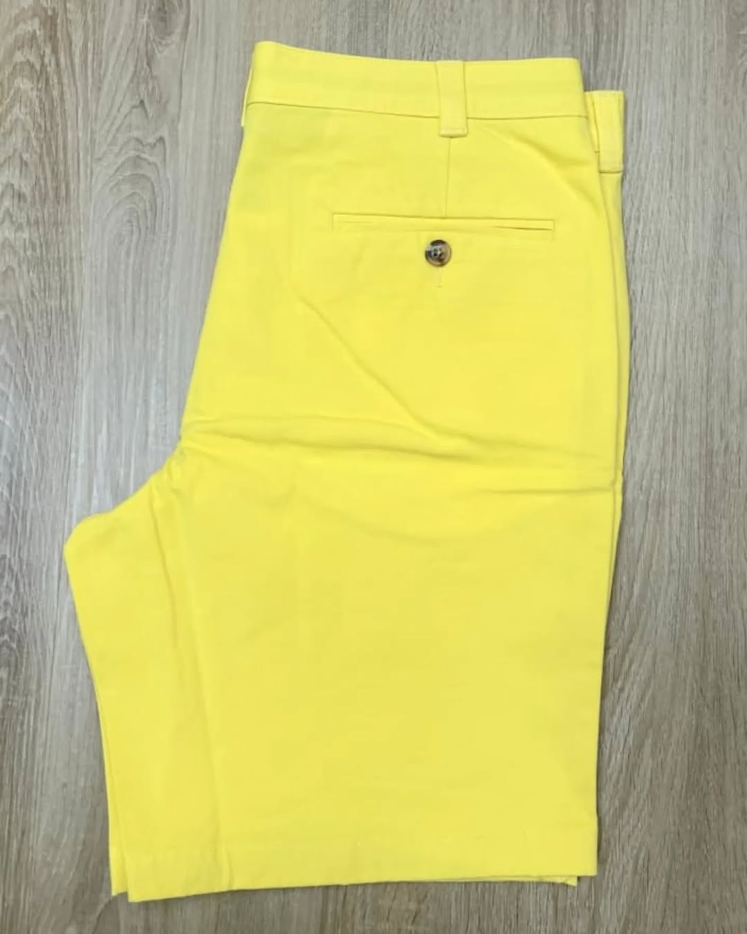 Men's Yellow Chino Shorts