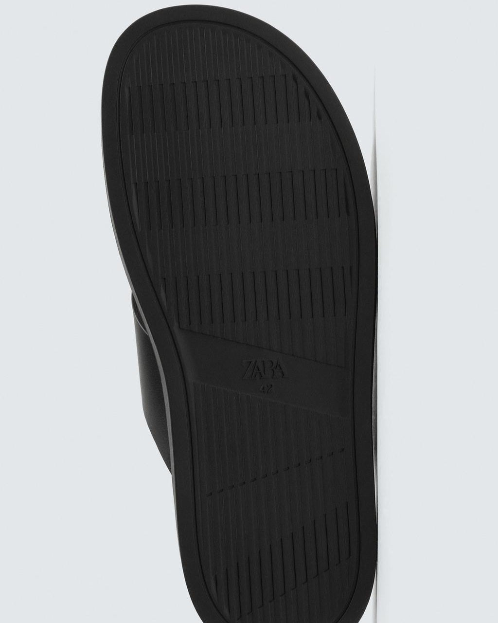 Zara Black Crossover Sandals
