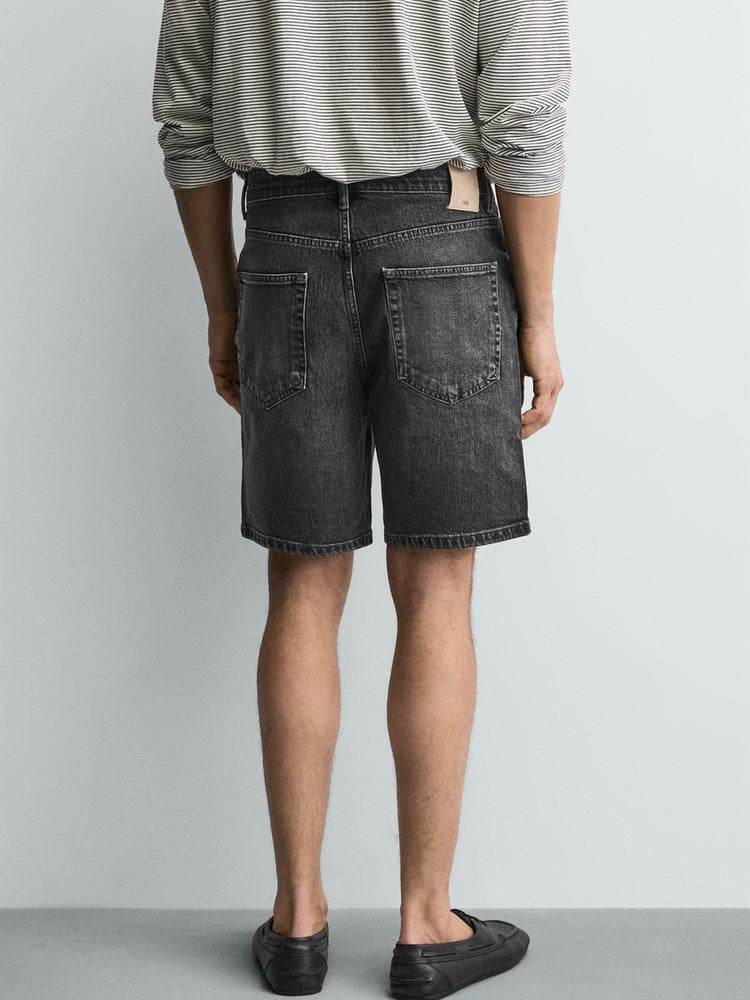 Zara Regular Fit Denim Short