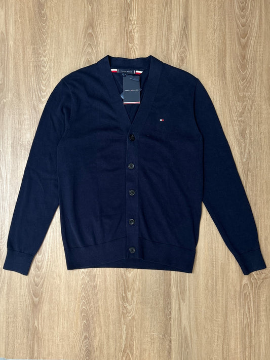 Tommy Hilfiger Button Up Cardigan/  Sweater in Navy