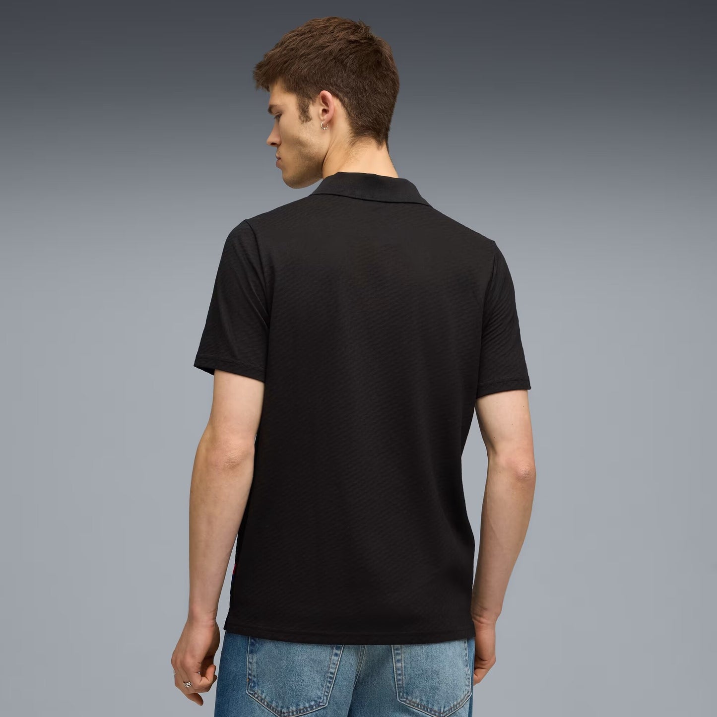 Puma X BMW Motorsport Regular Fit Black Polo Shirt