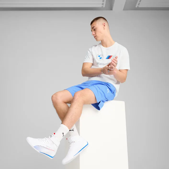 Puma X BMW Motorsport Regular Fit White Logo T-shirt