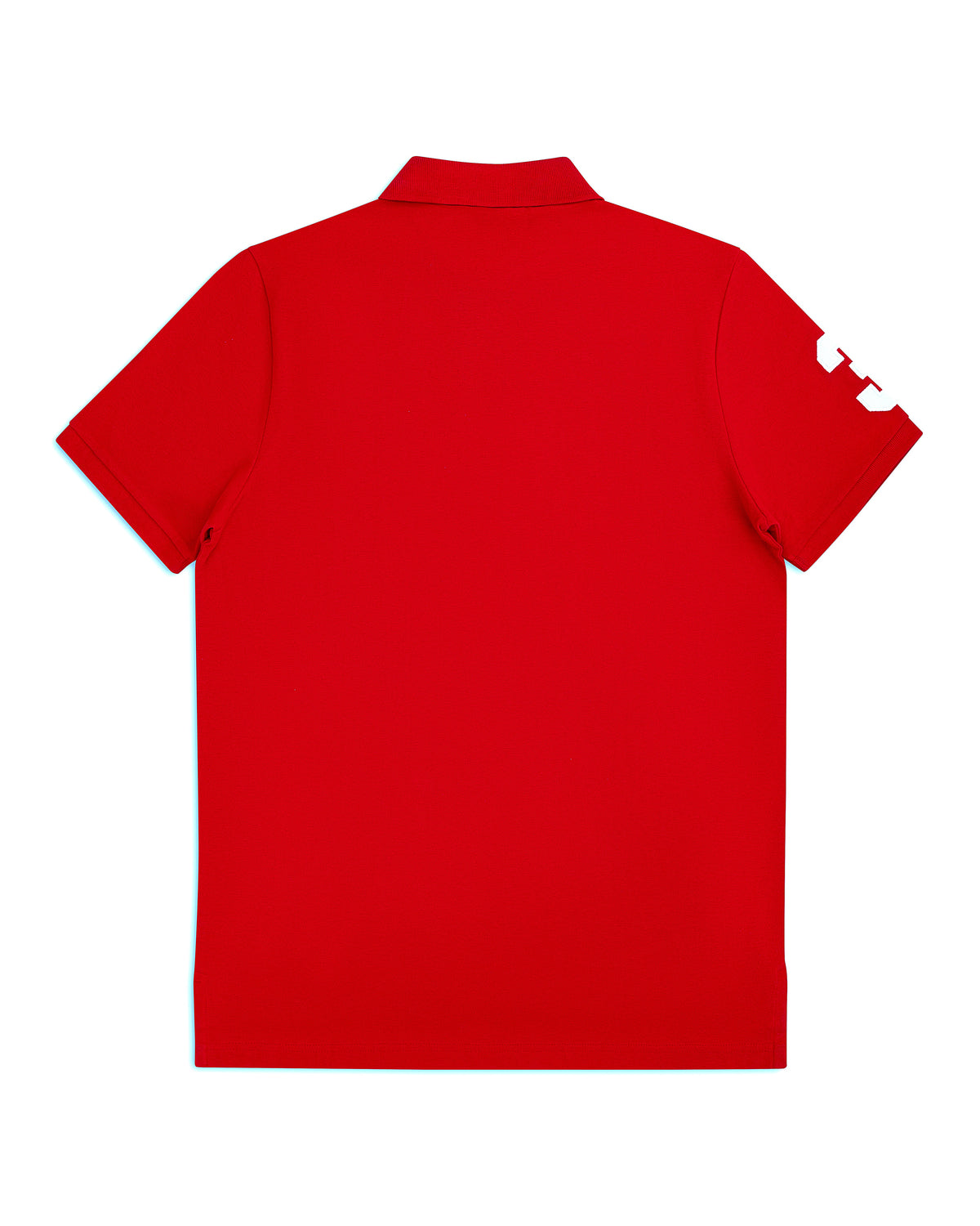 Regular Fit Pique Polo Shirt in Red