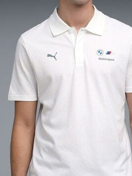 Puma X BMW Motorsport Regular Fit White Polo Shirt
