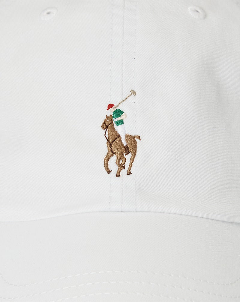 Polo Ralph Lauren White Baseball Cap