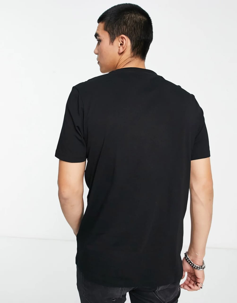 Hugo Boss Regular Fit Dulive Box Logo T-Shirt In Black