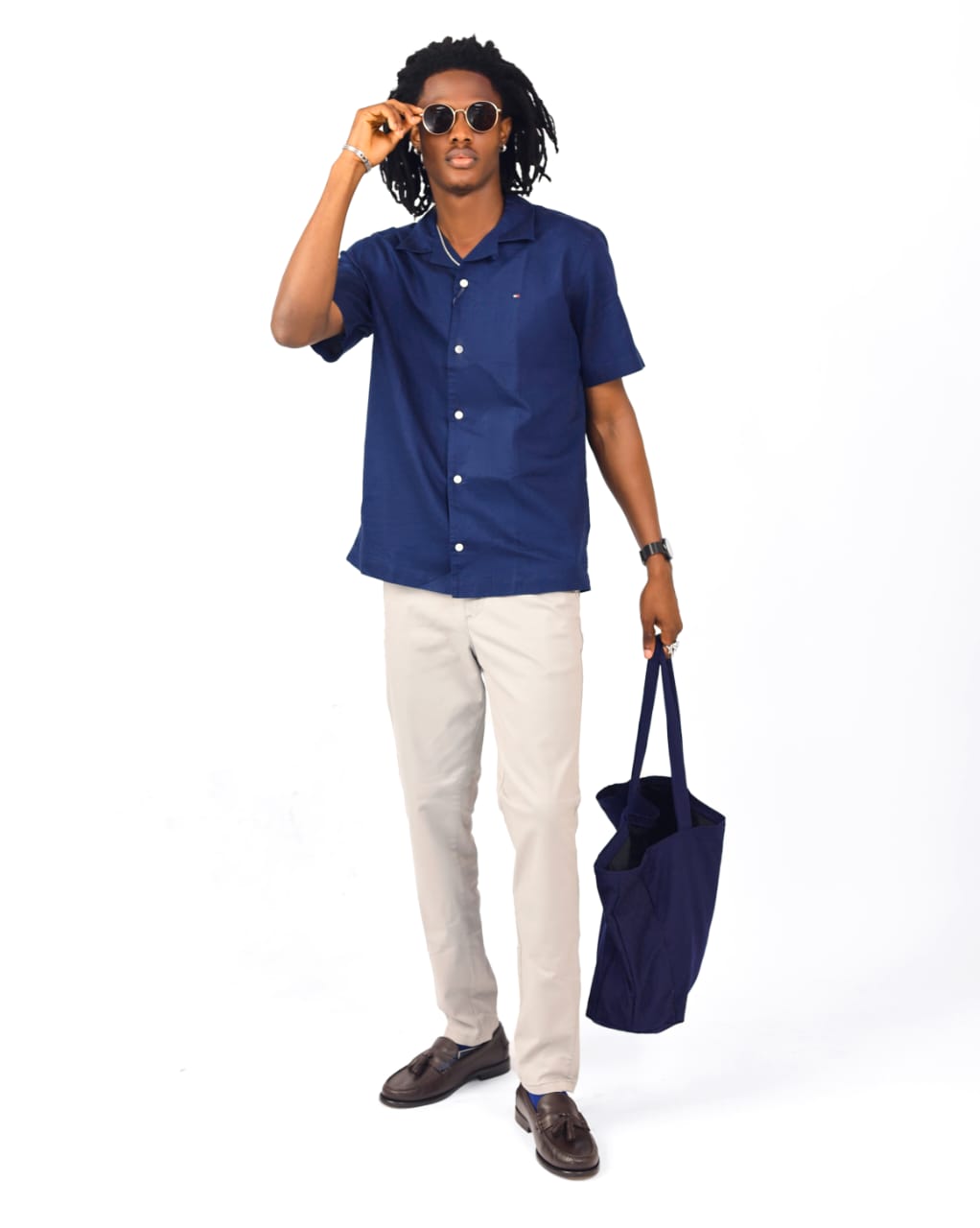 Tommy Hilfiger Linen-Blend Camp Shirt