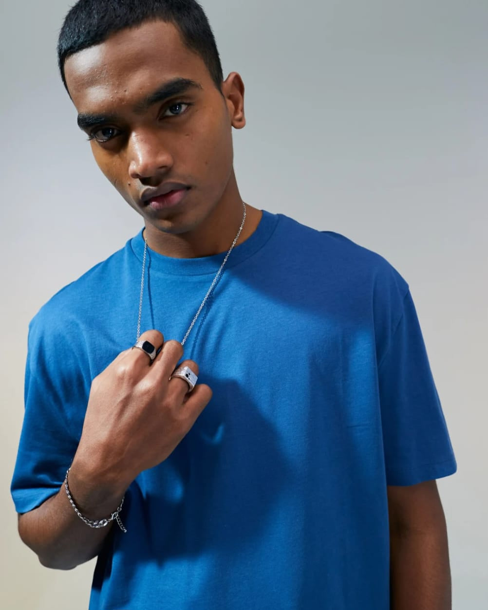 Asos Blue Essentials Relaxed T-shirt