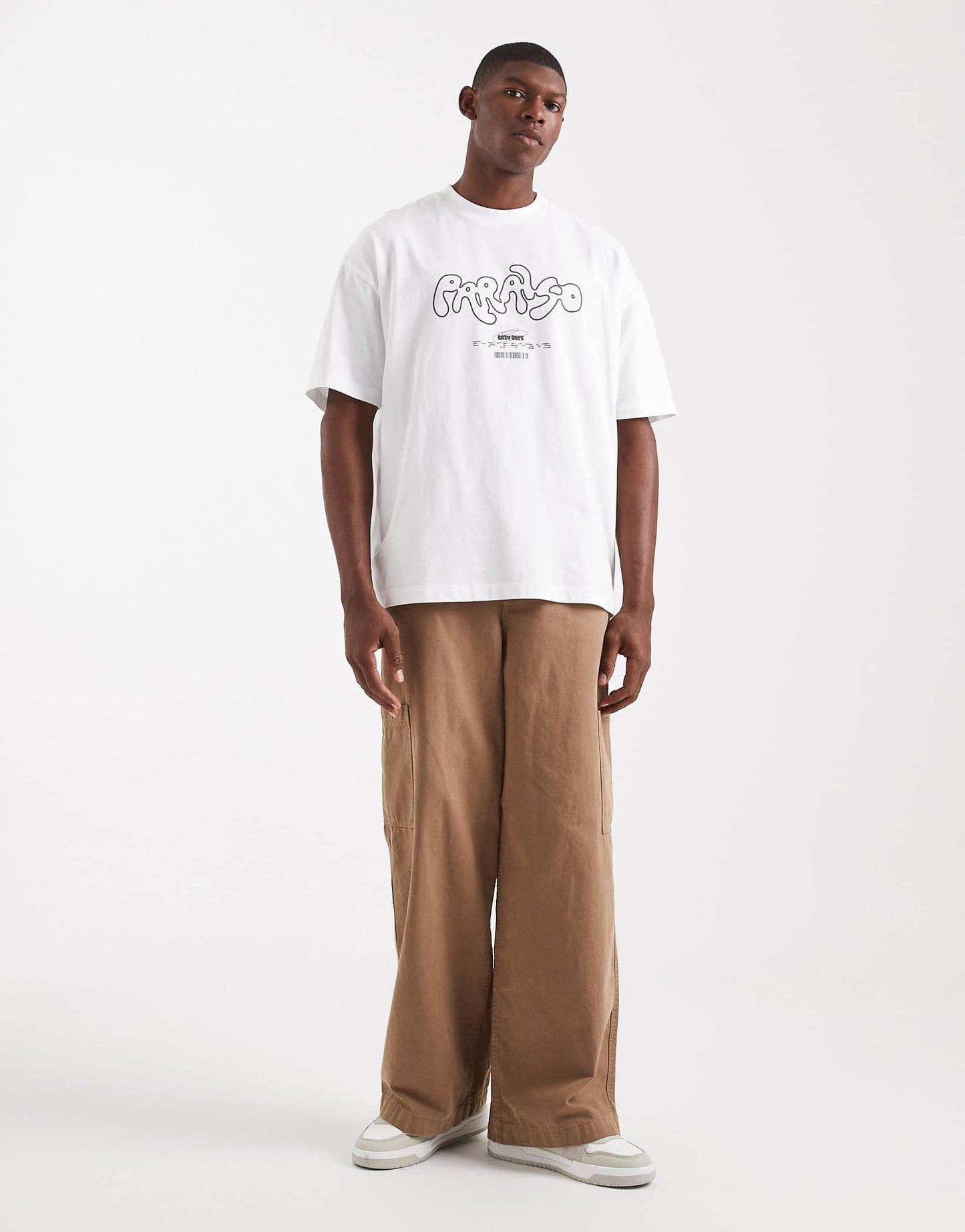 Asos White Graphic Oversized T-shirt